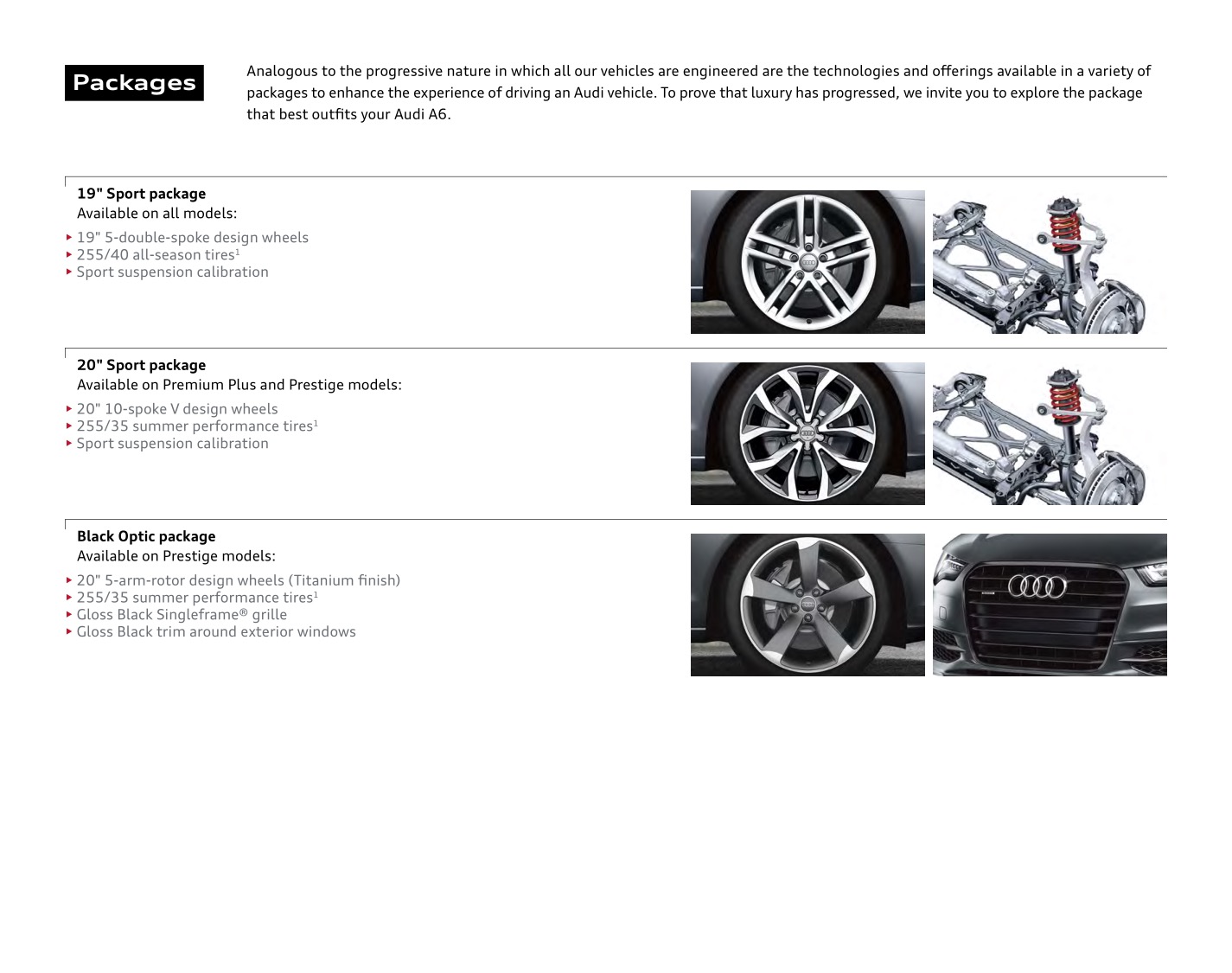 2015 Audi A6 Brochure Page 8